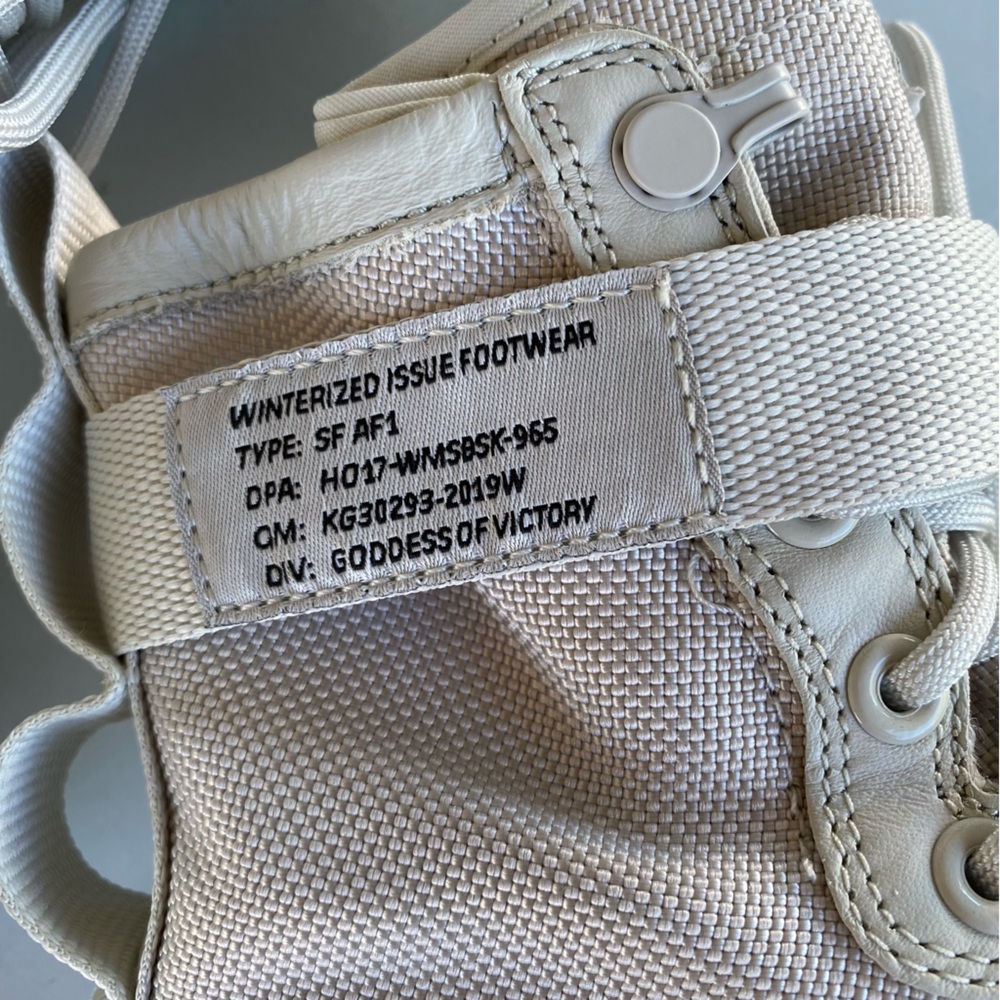 NIKE Special Field Air Force 1 String & Gum Tan Military Inspired SF AF1 Unisex - Picture 9 of 9